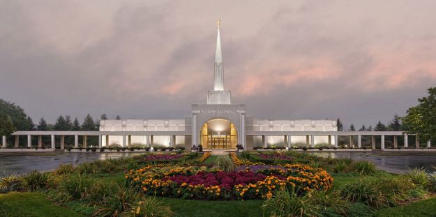 Picture of Toronto Temple Clearing Storm