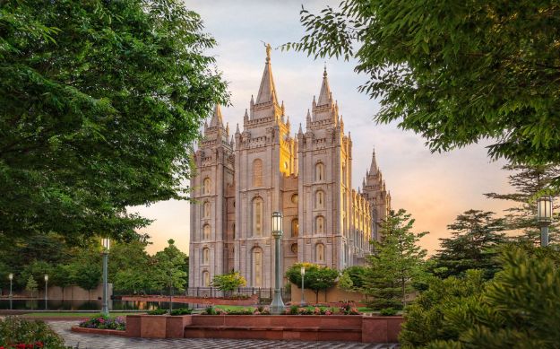 Picture of Salt Lake Temple Summer