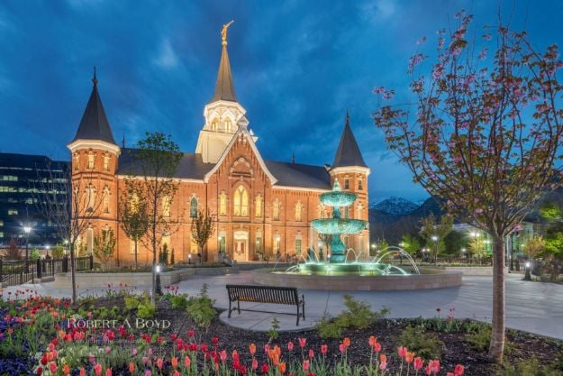 Picture of Provo City Center Temple Spring Showers