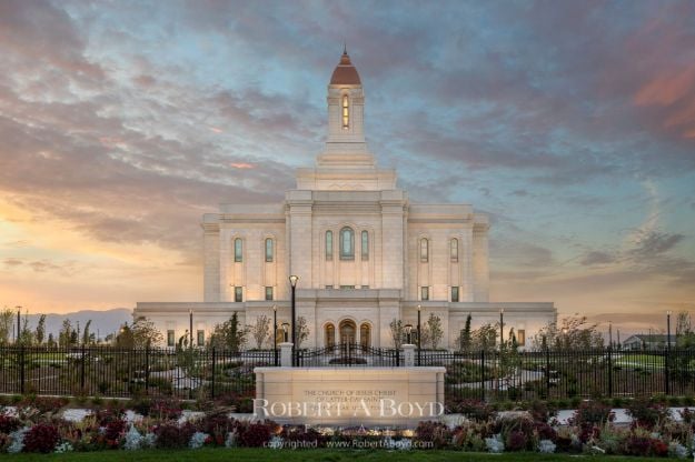 Deseret Peak Temple - Eventide