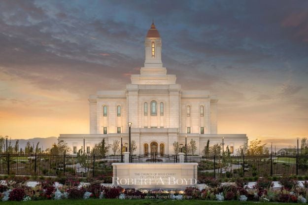 Deseret Peak Temple - Eventide